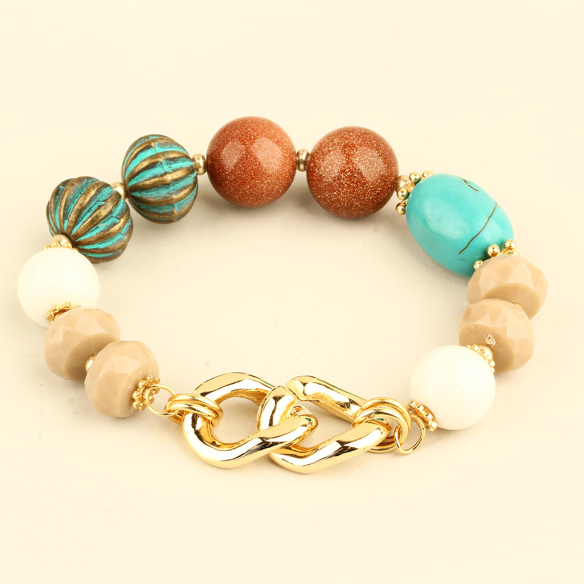 Chain Natural Stone Bracelet