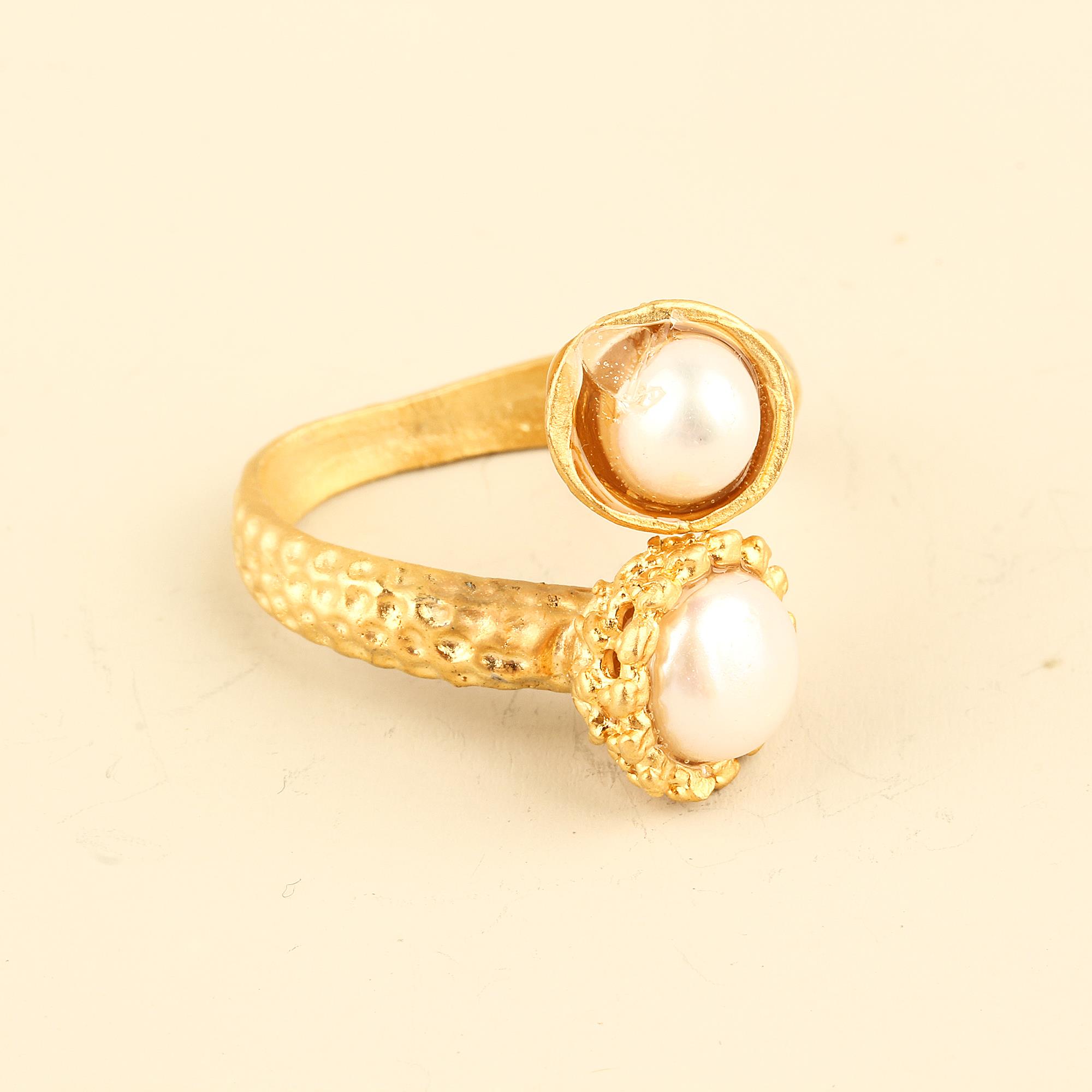 Duo Natural Stone Ring