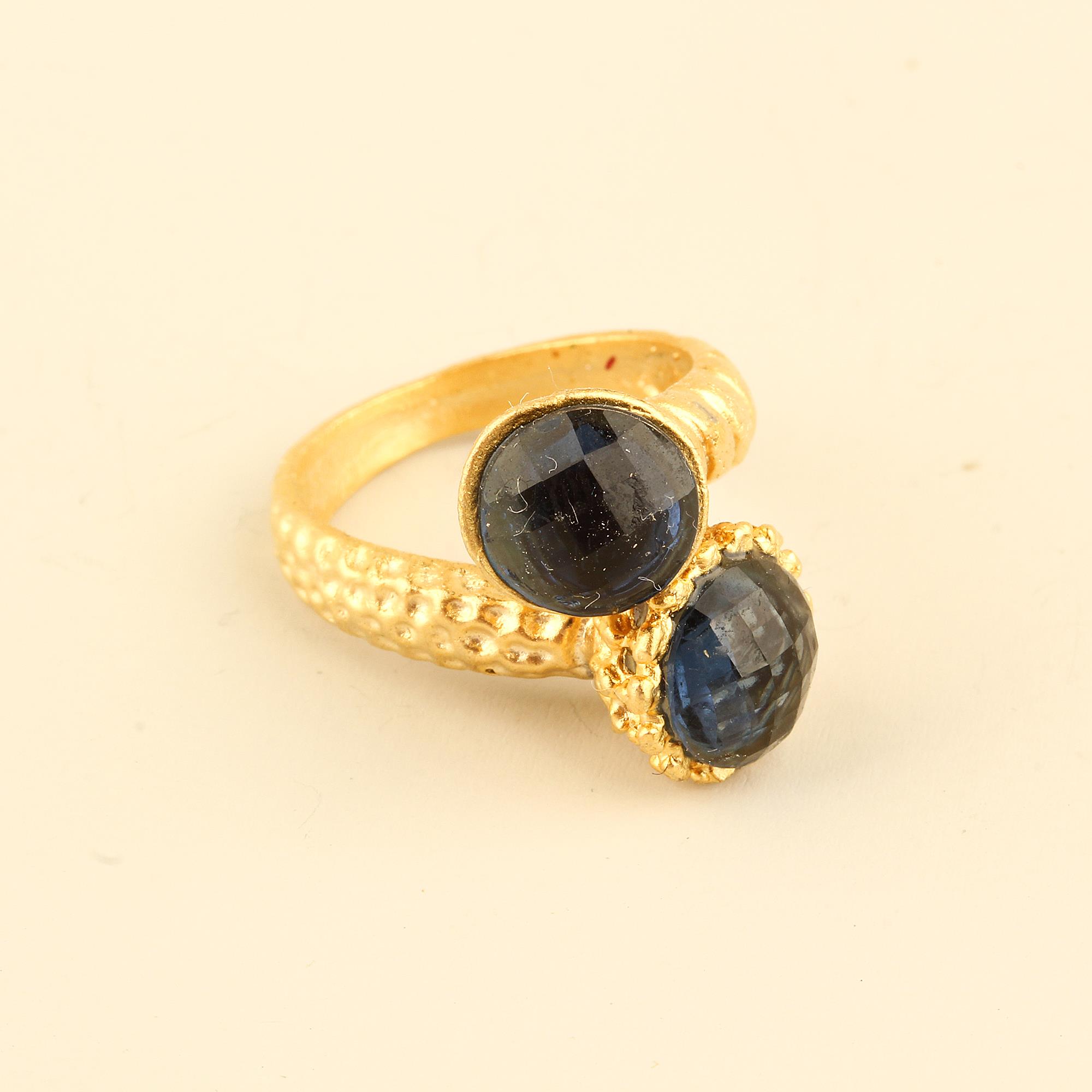 Duo Natural Stone Ring
