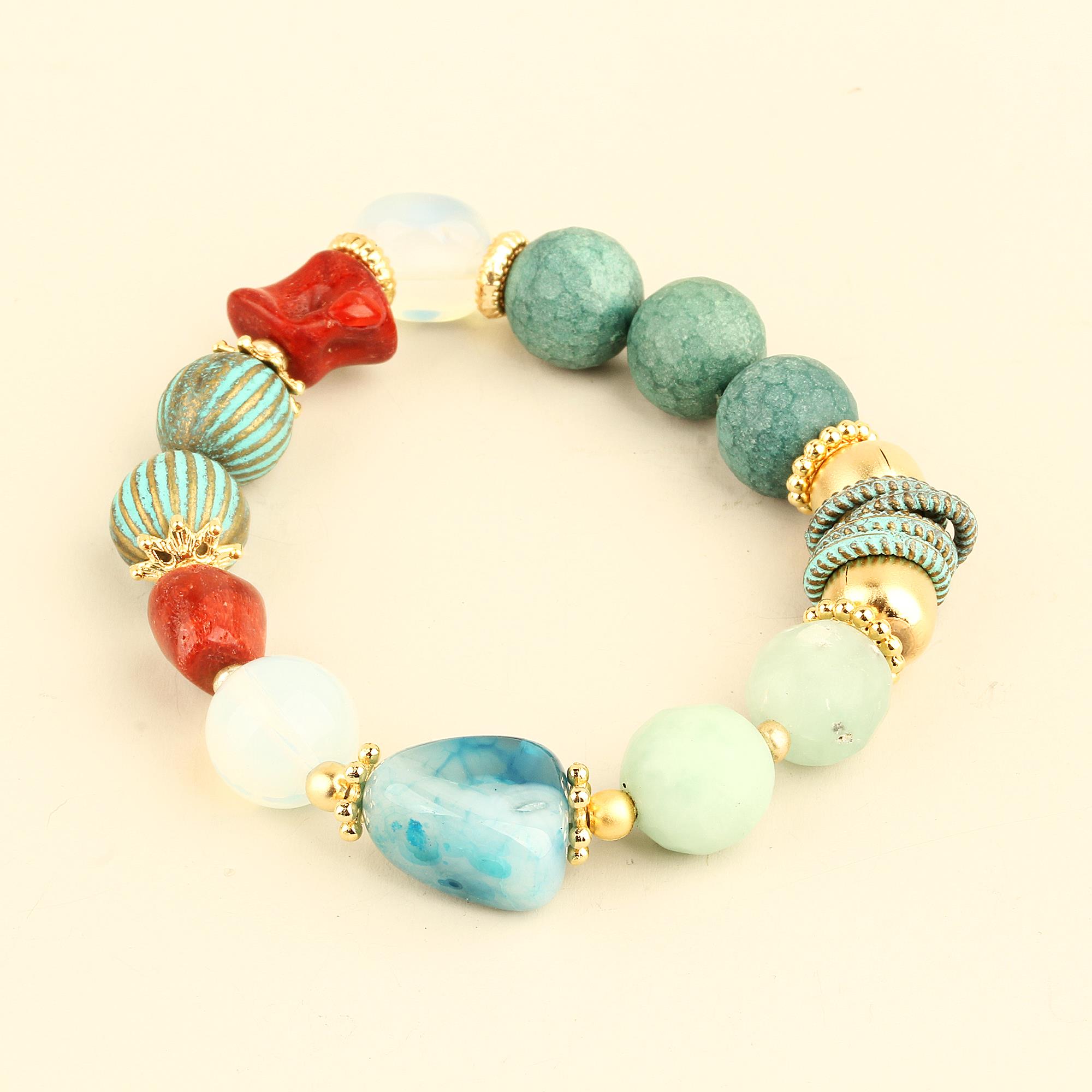 Elastic Natural Stone Bracelet