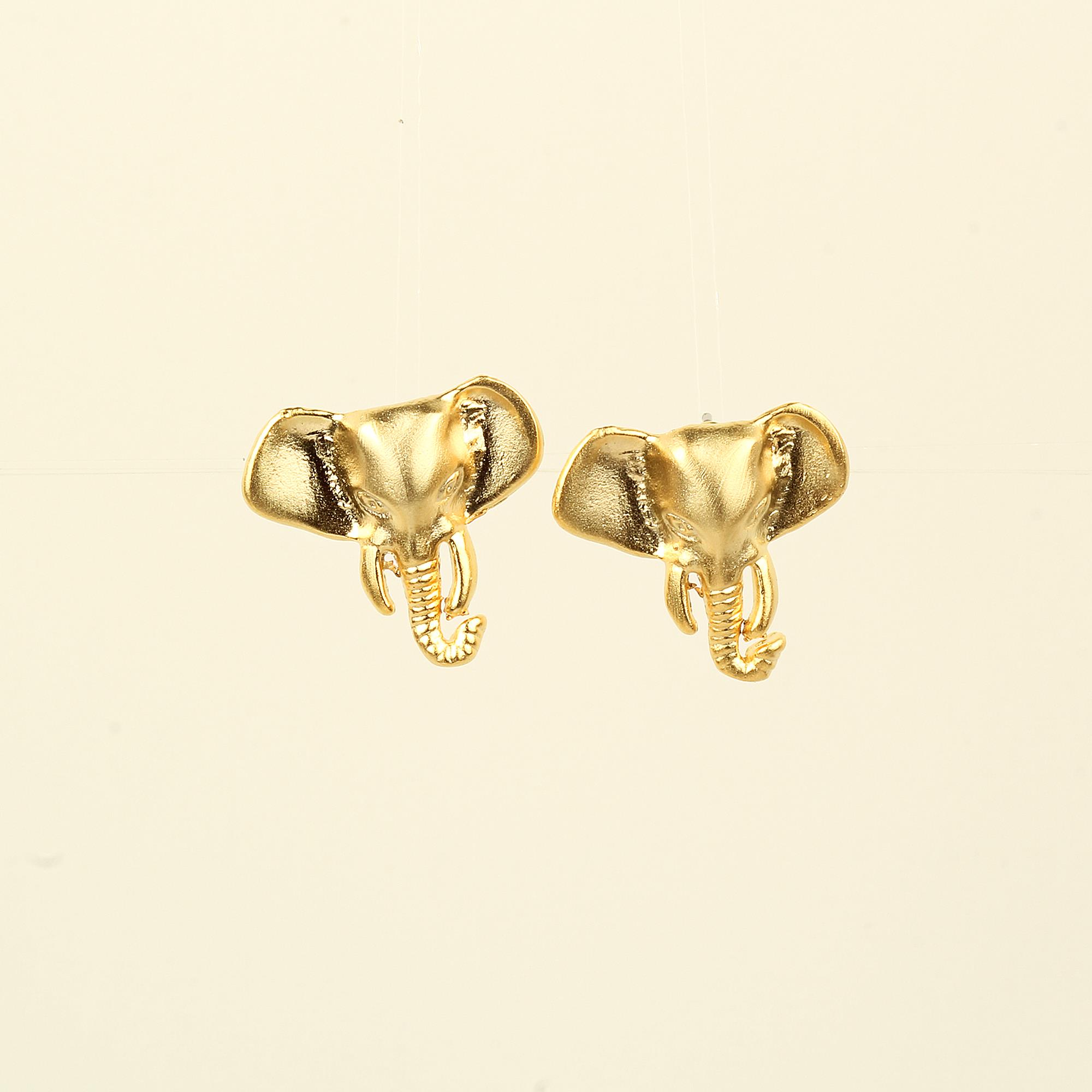 Elephant Stud Earrings