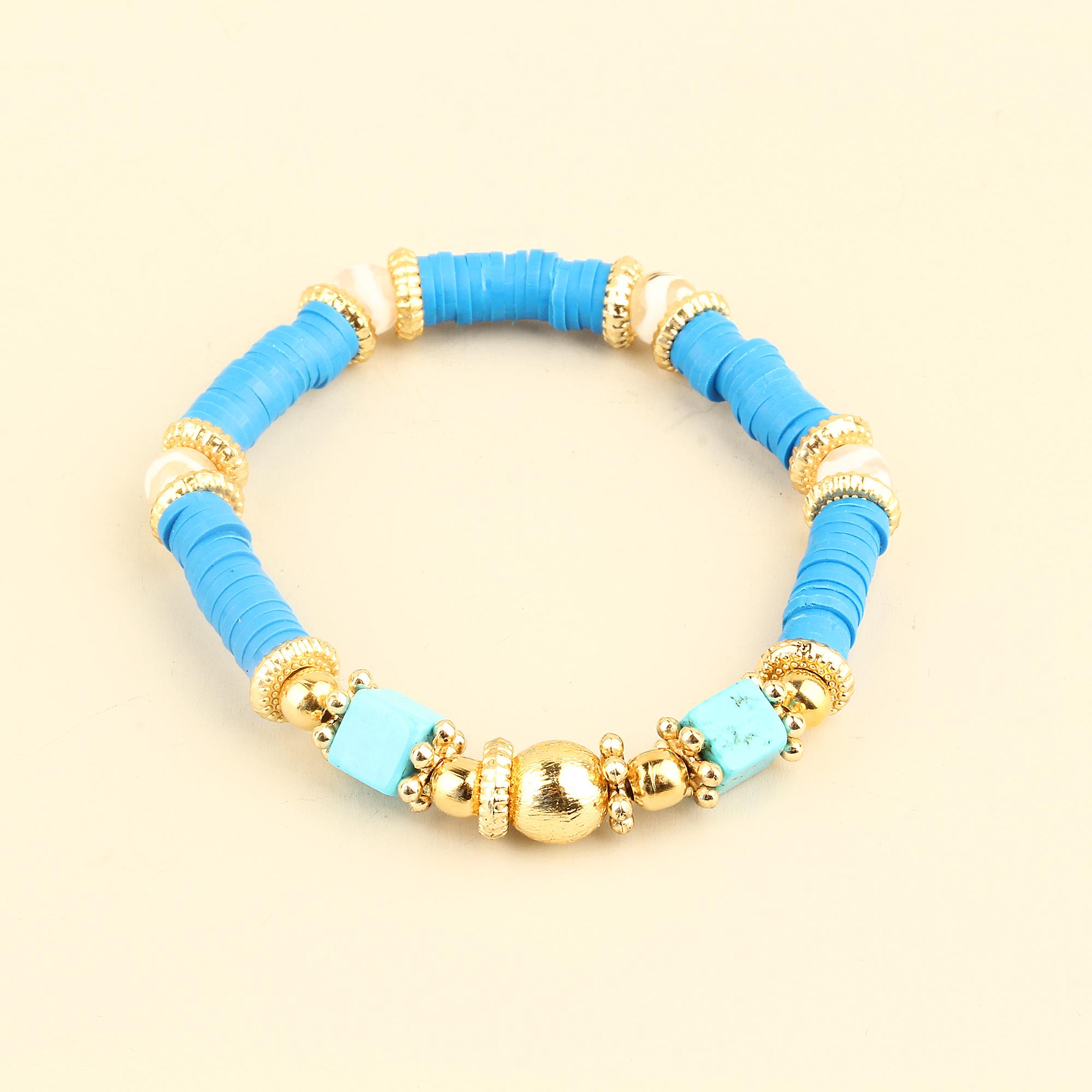 Fimo Blue Bracelet