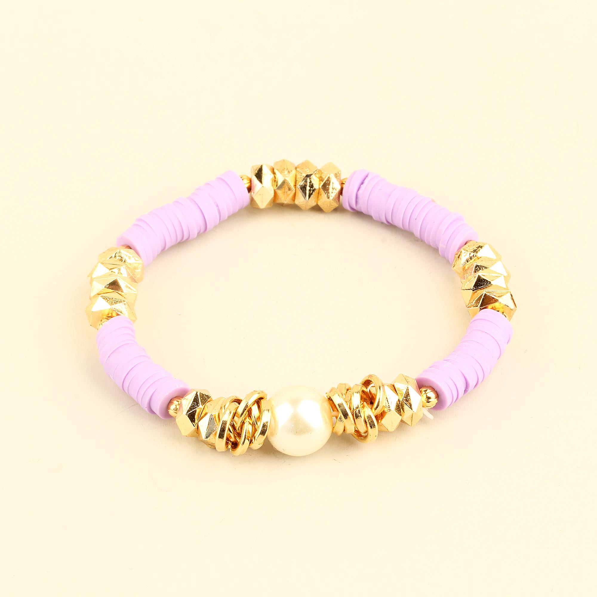 Fimo Purple Bracelet