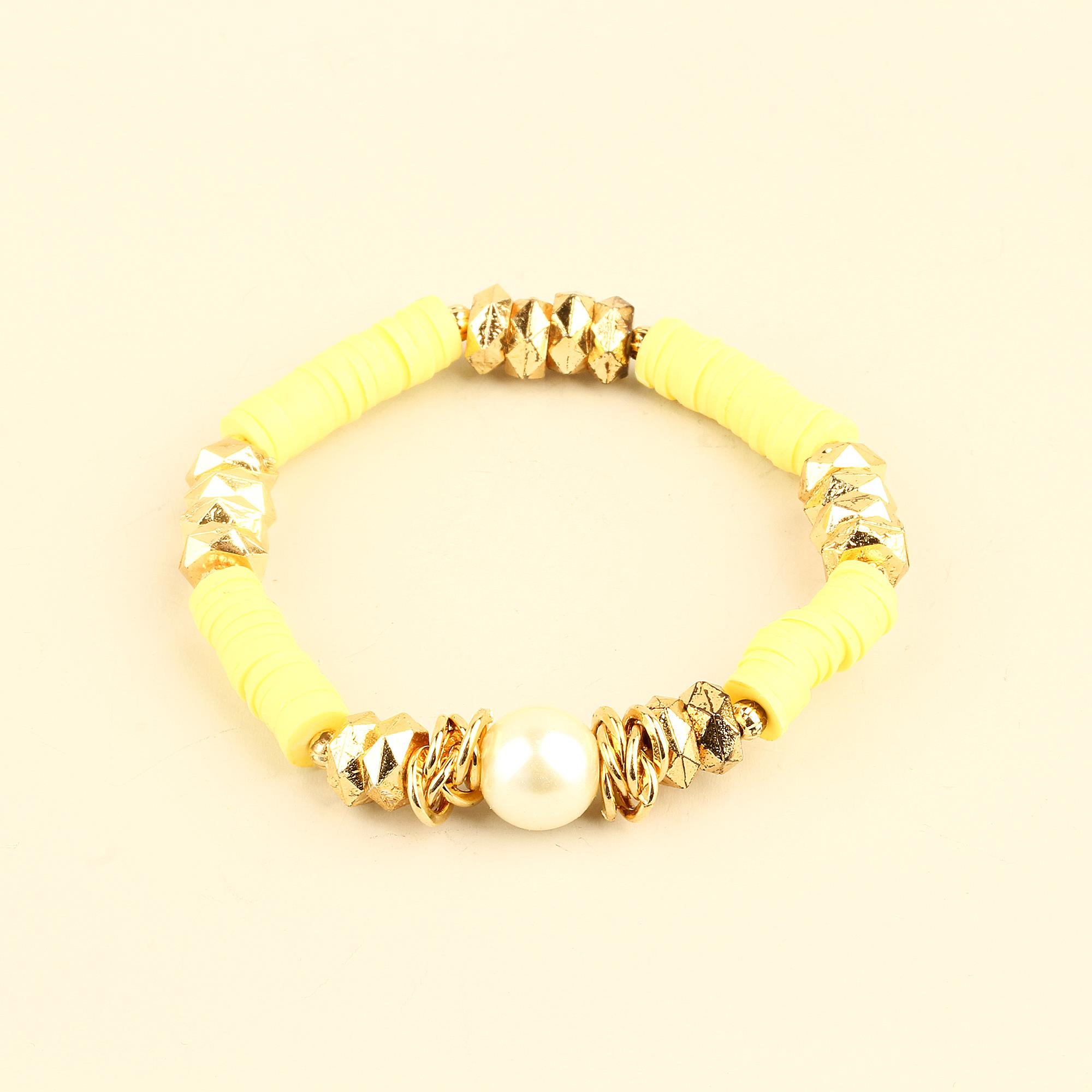 Fimo Yellow Bracelet