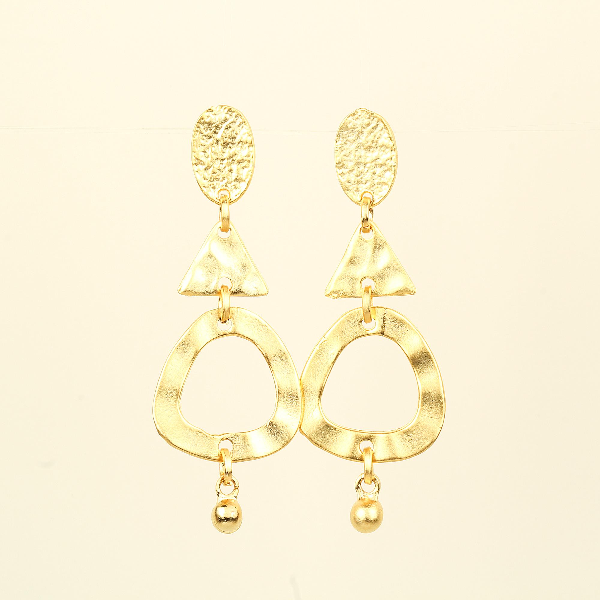 Geometric Metal Earrings