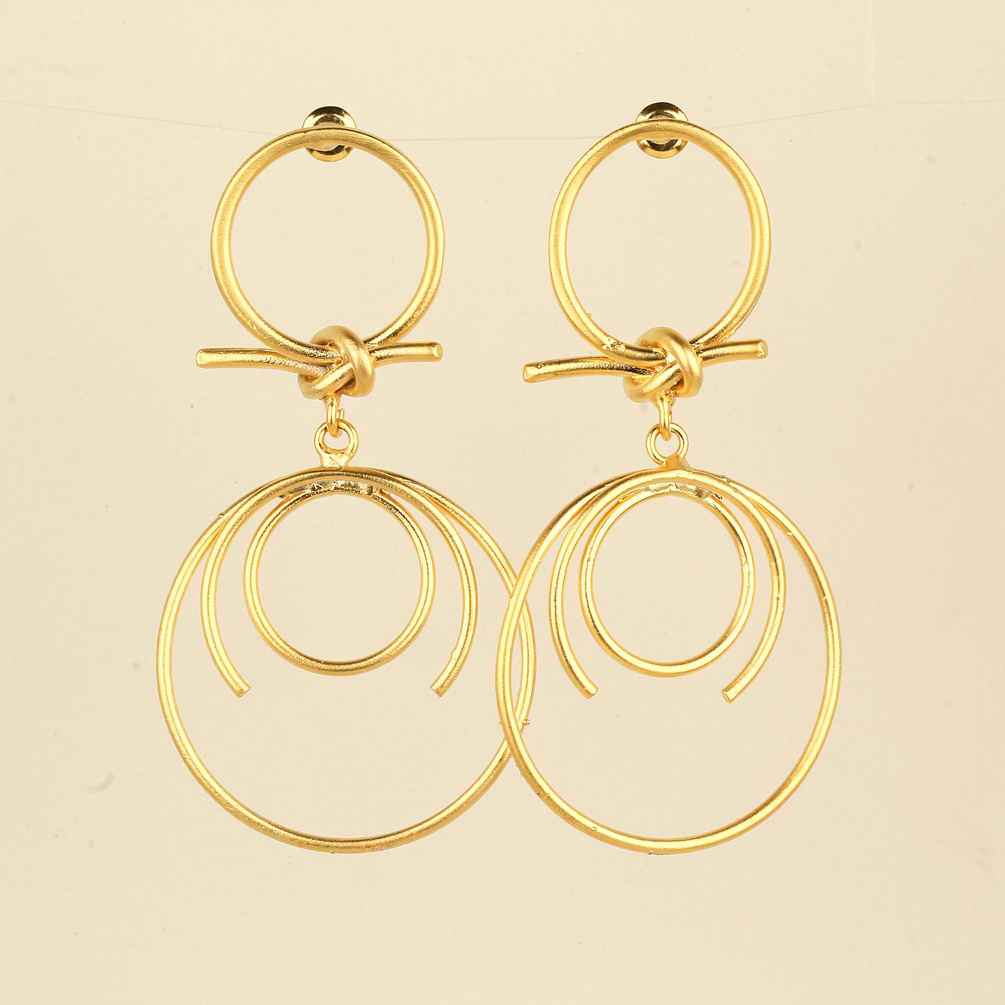 Hoop Dangle  Earrings