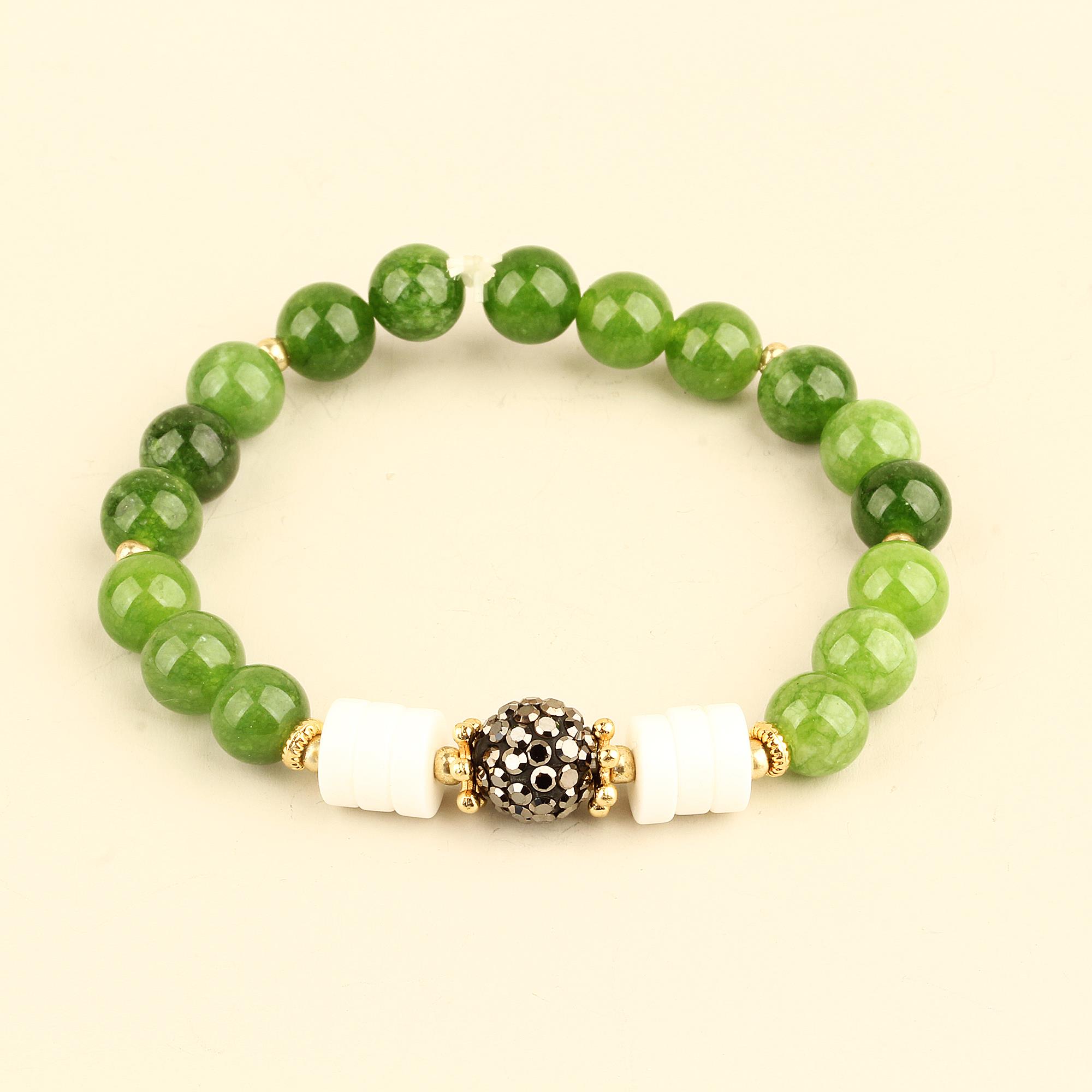 Natural Stone Elastic Bracelet