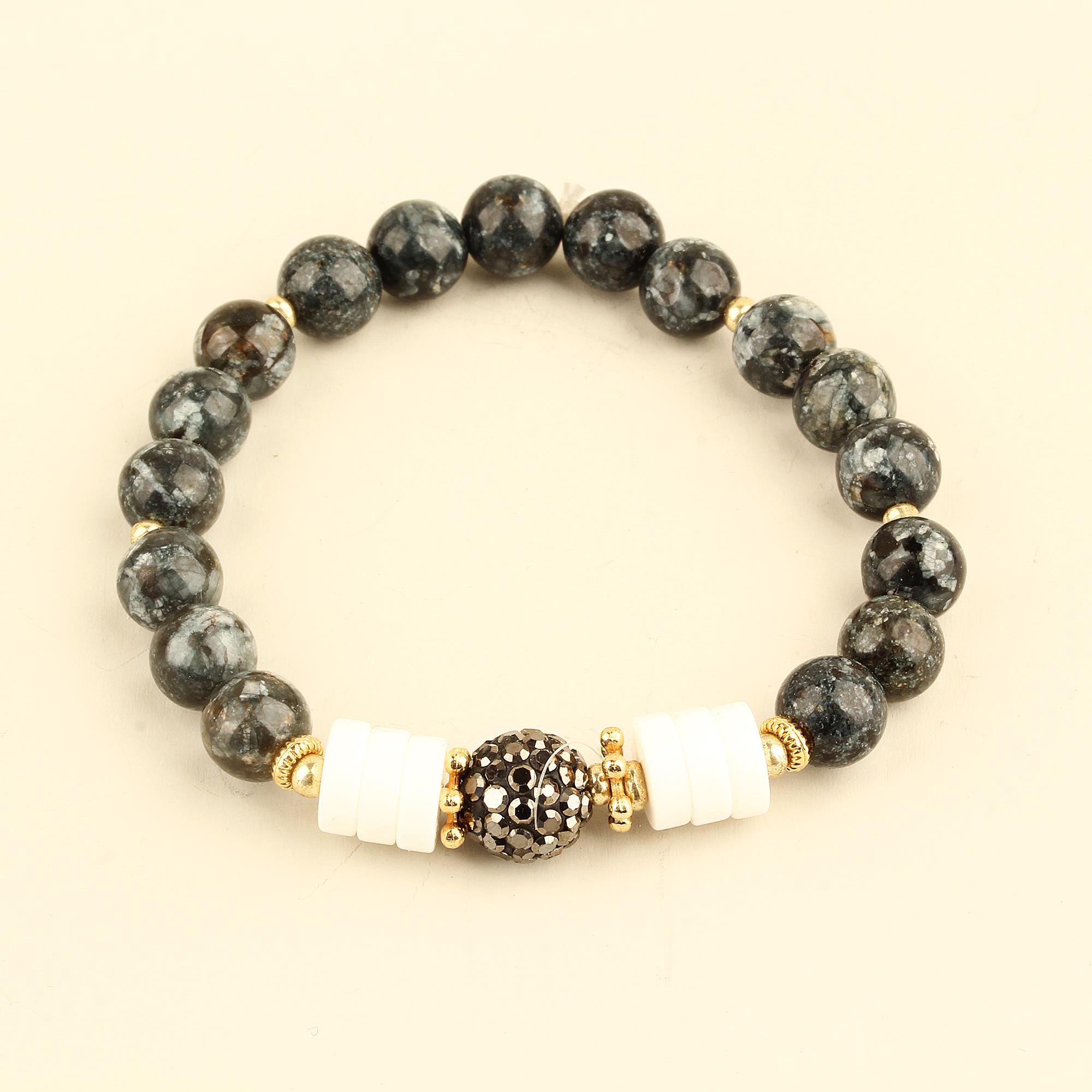 Natural Stone Elastic Bracelet