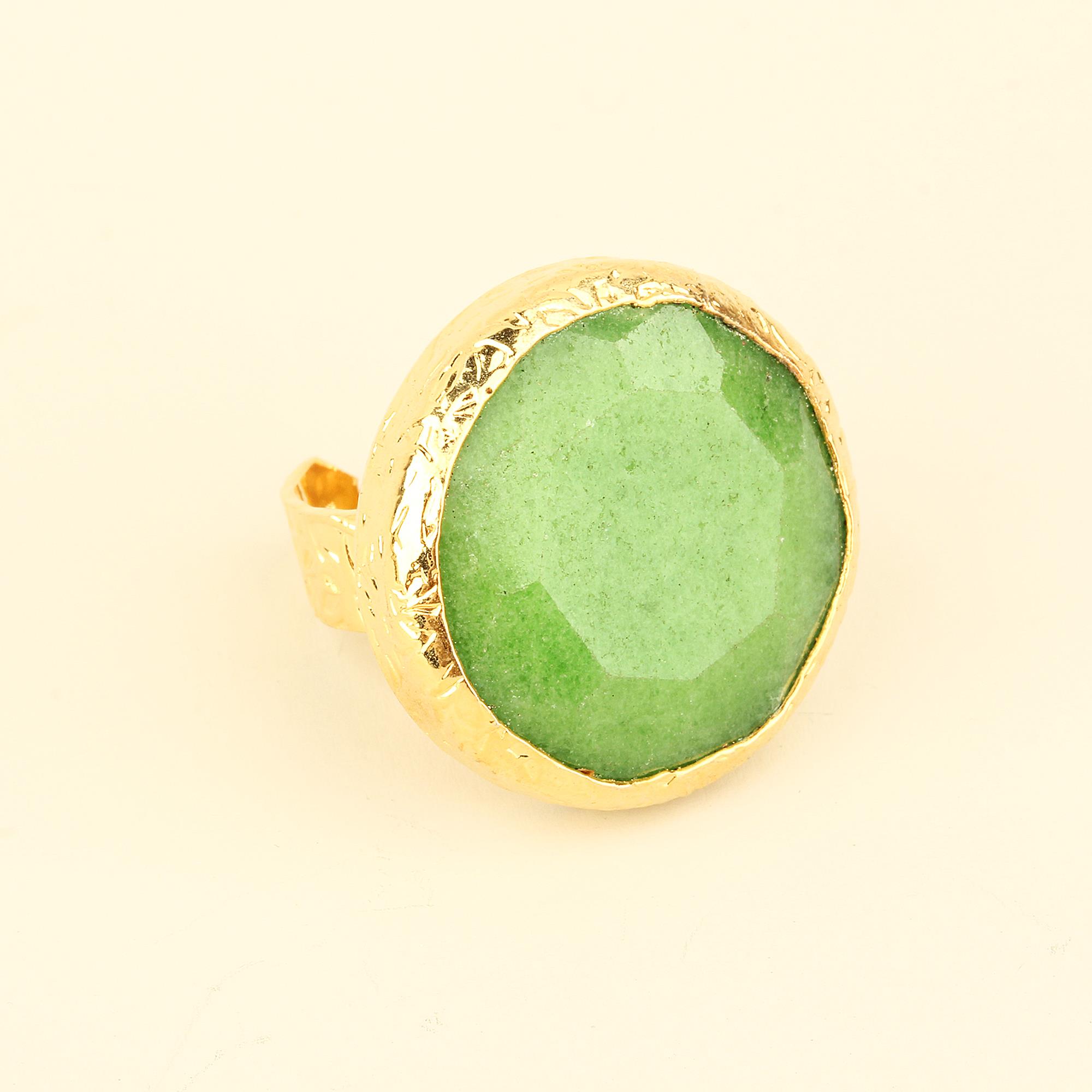 Natural Stone Mono Ring