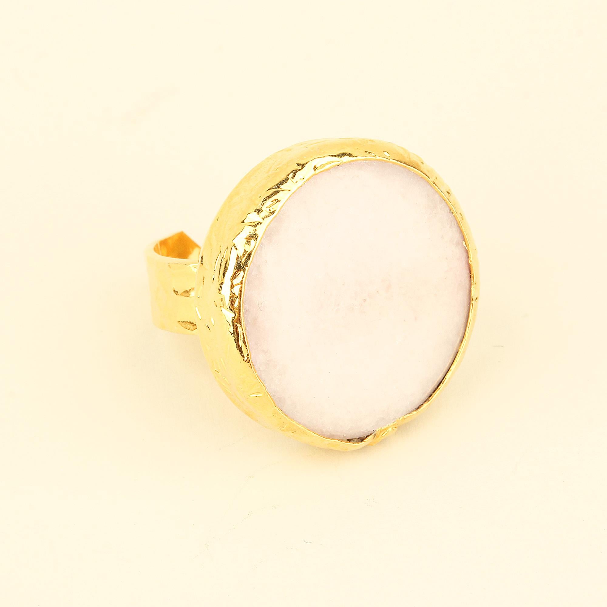 Natural Stone Mono Ring