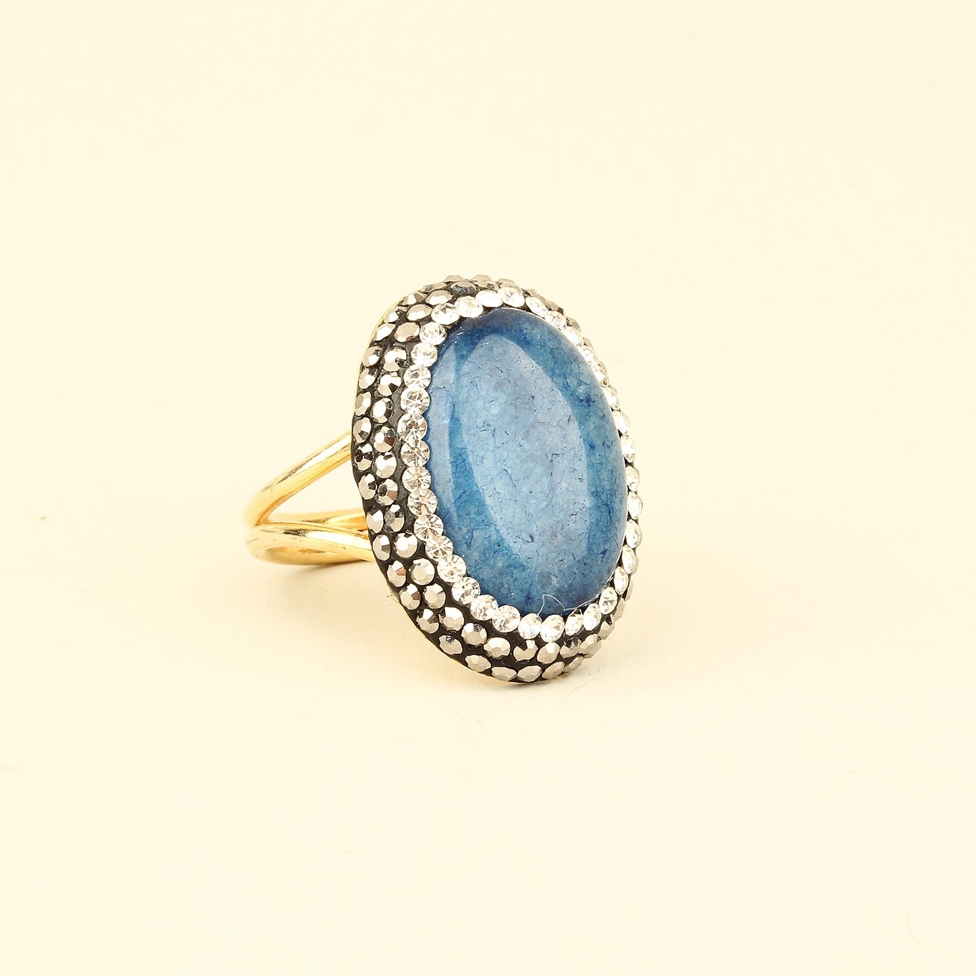 Natural Stone Mono Ring