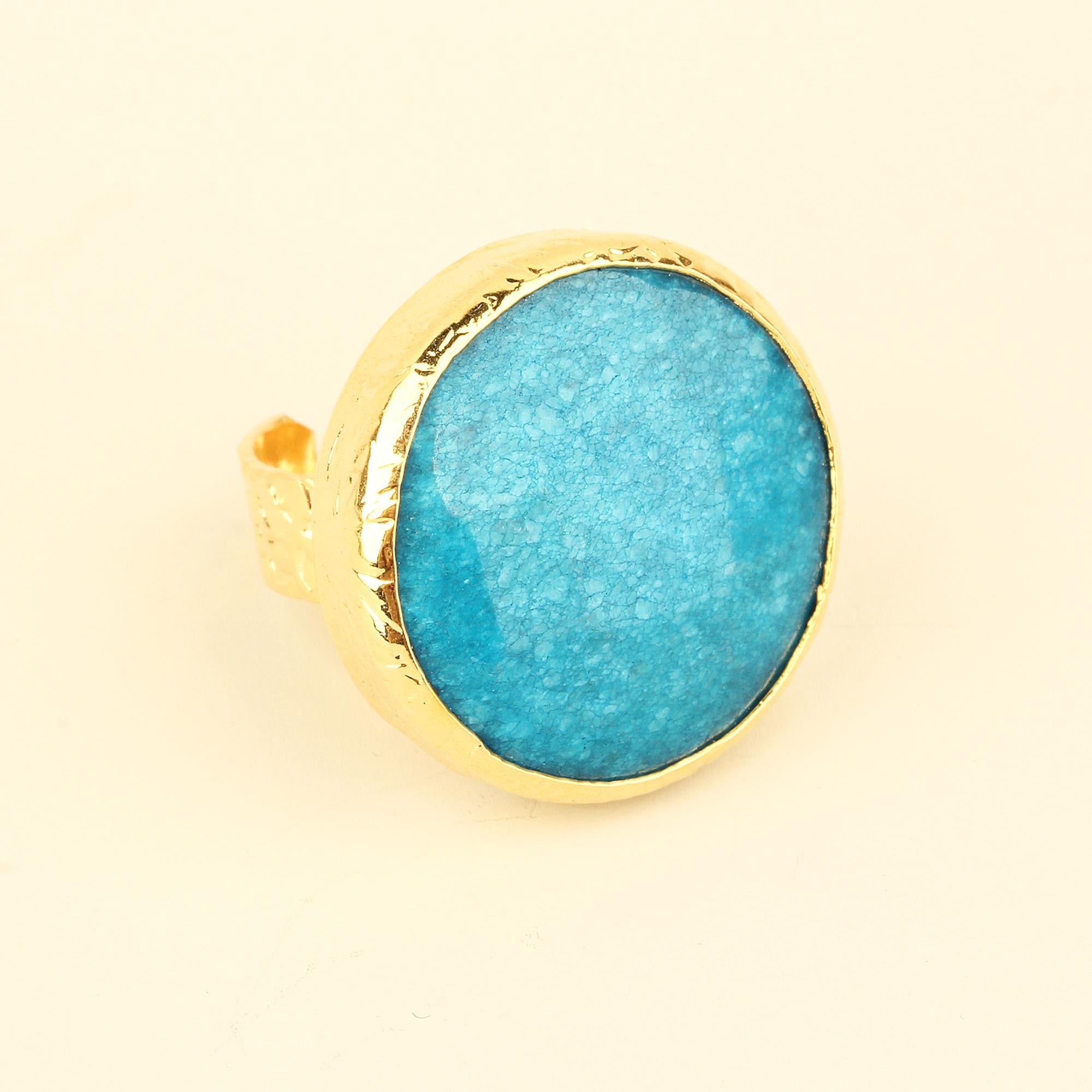 Natural Stone Mono Ring