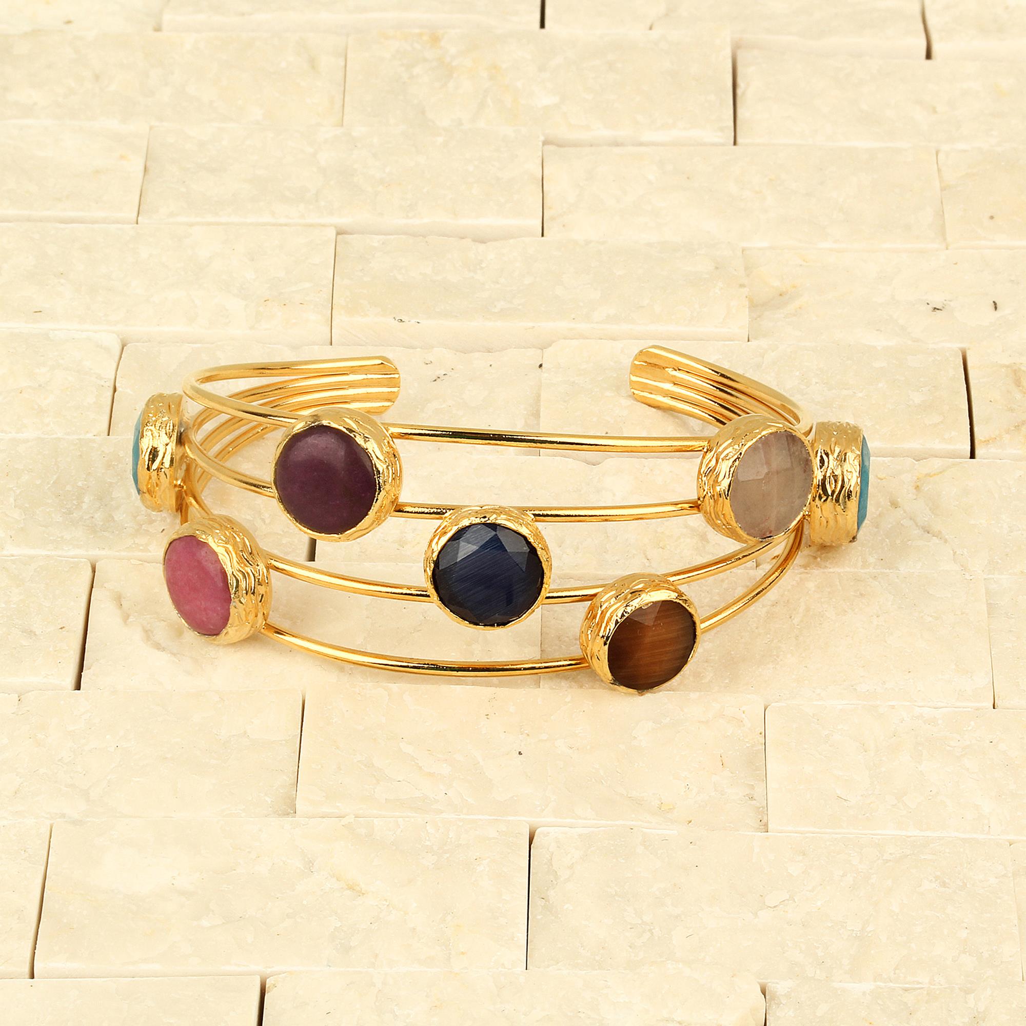Natural Stones Rib Cuff
