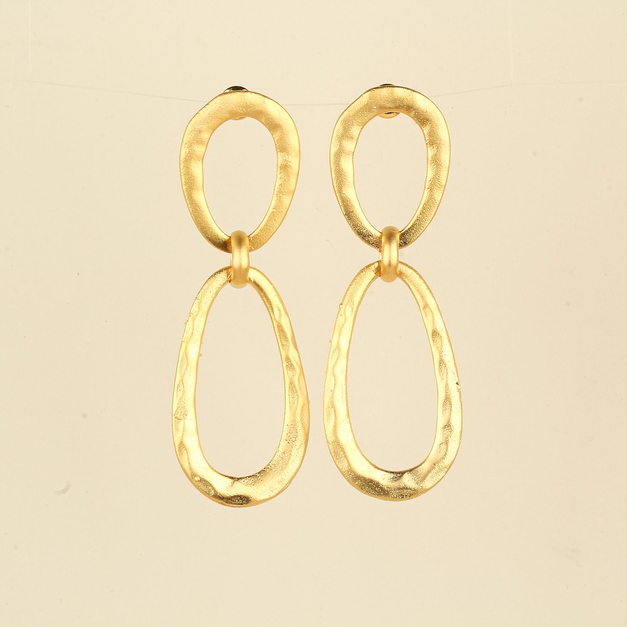 Oval Dangle Earrings