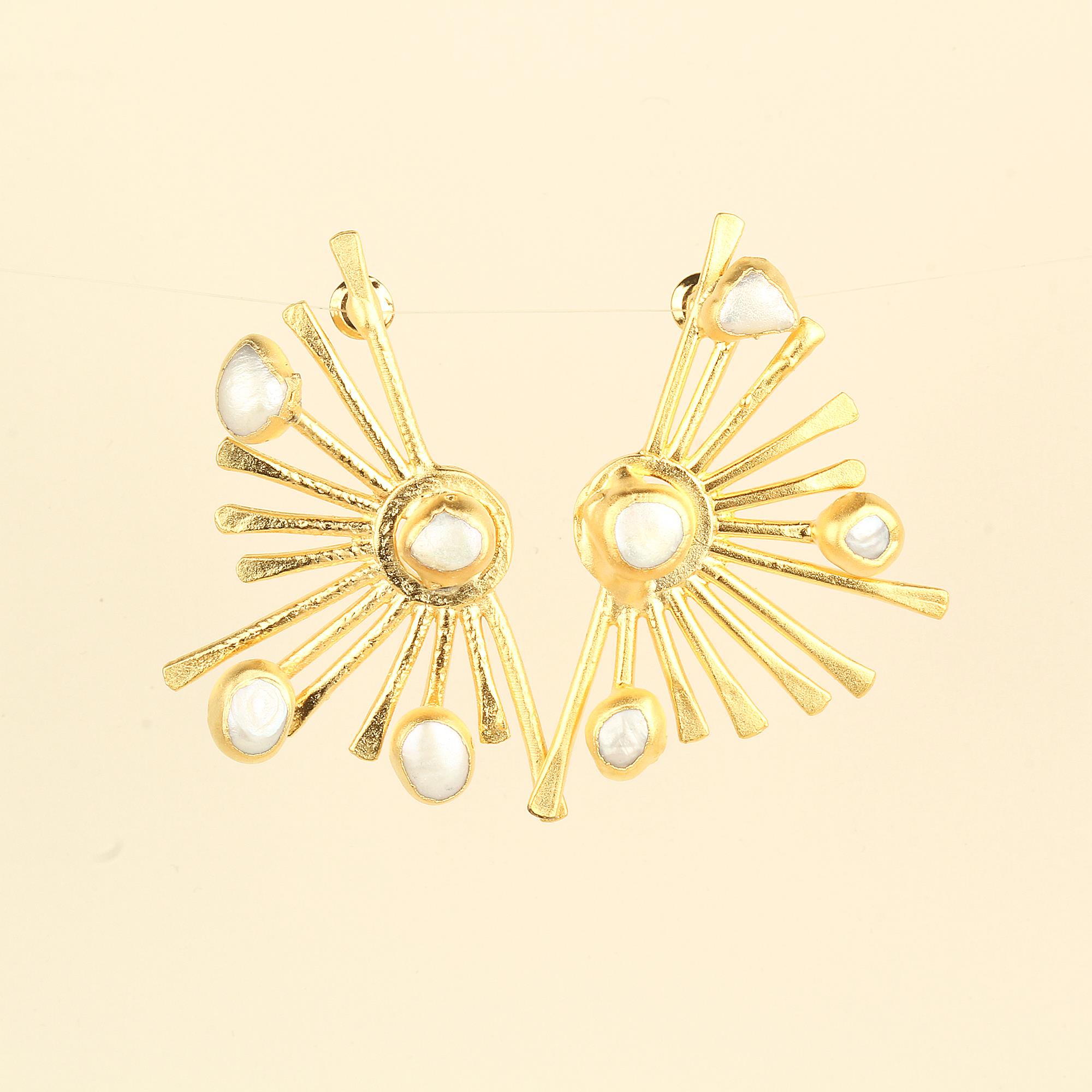 Pearl Sunshine Earrings
