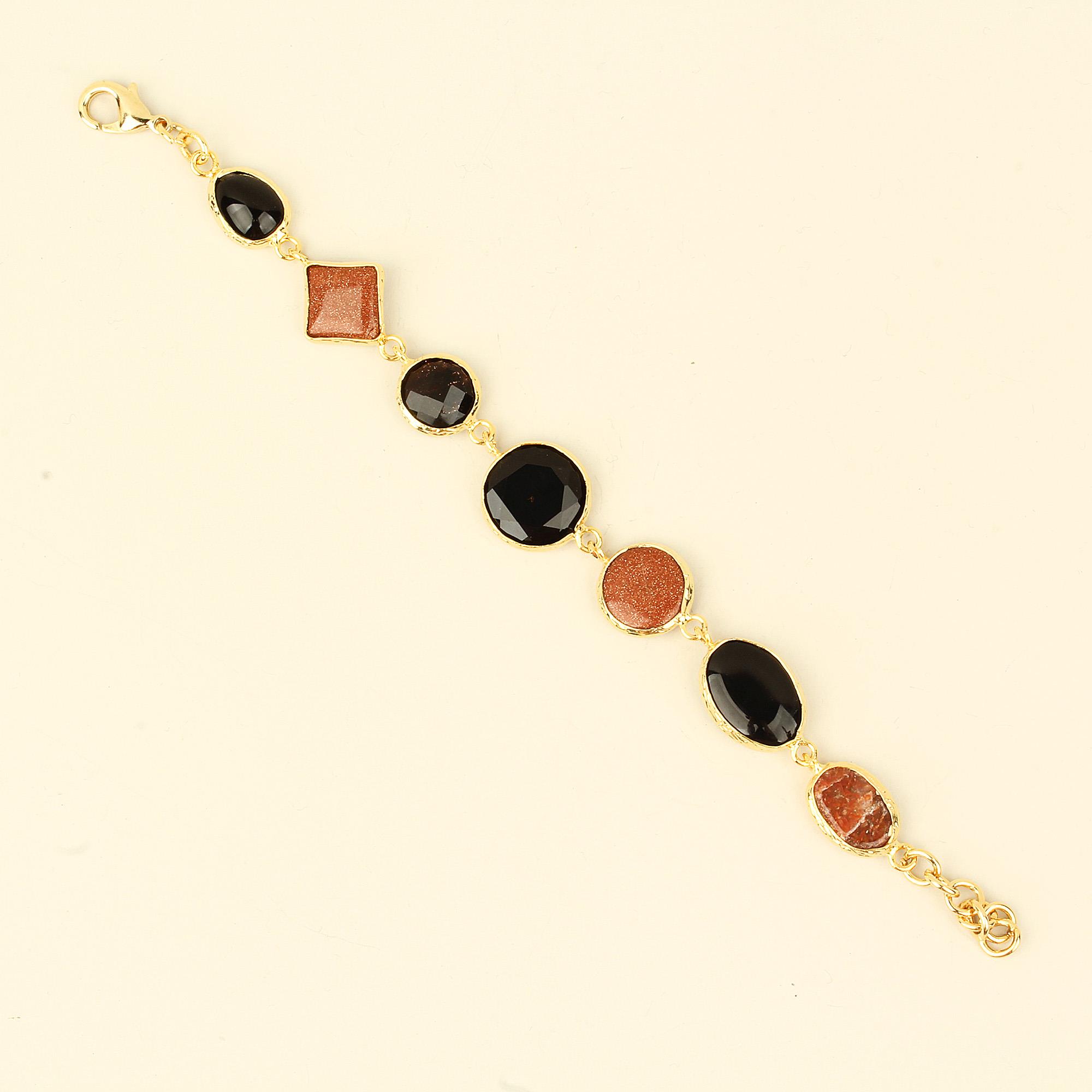 Seven Color Bracelet Black&Brown