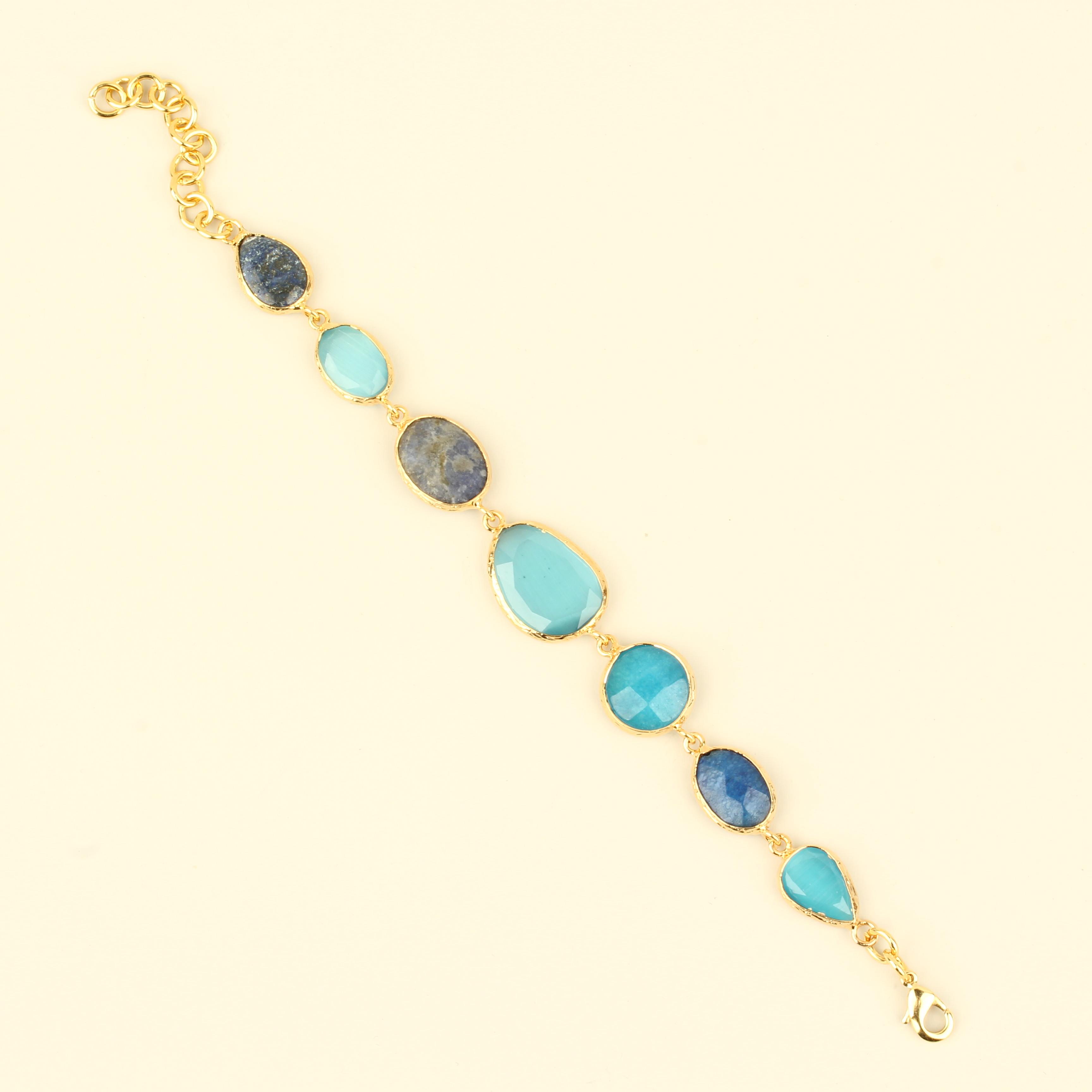 Seven Color Bracelet Blue Shades