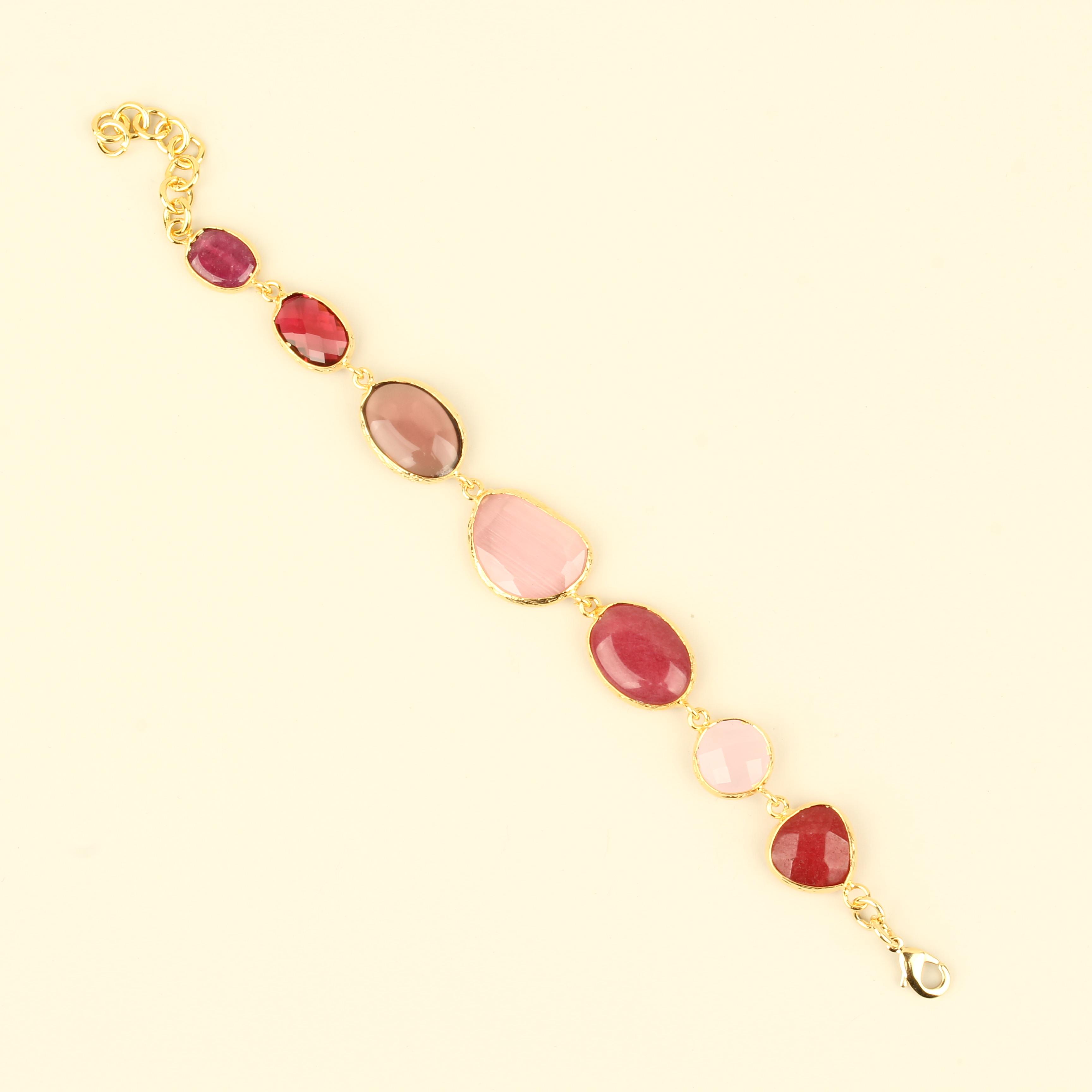 Seven Color Bracelet Pink Shades