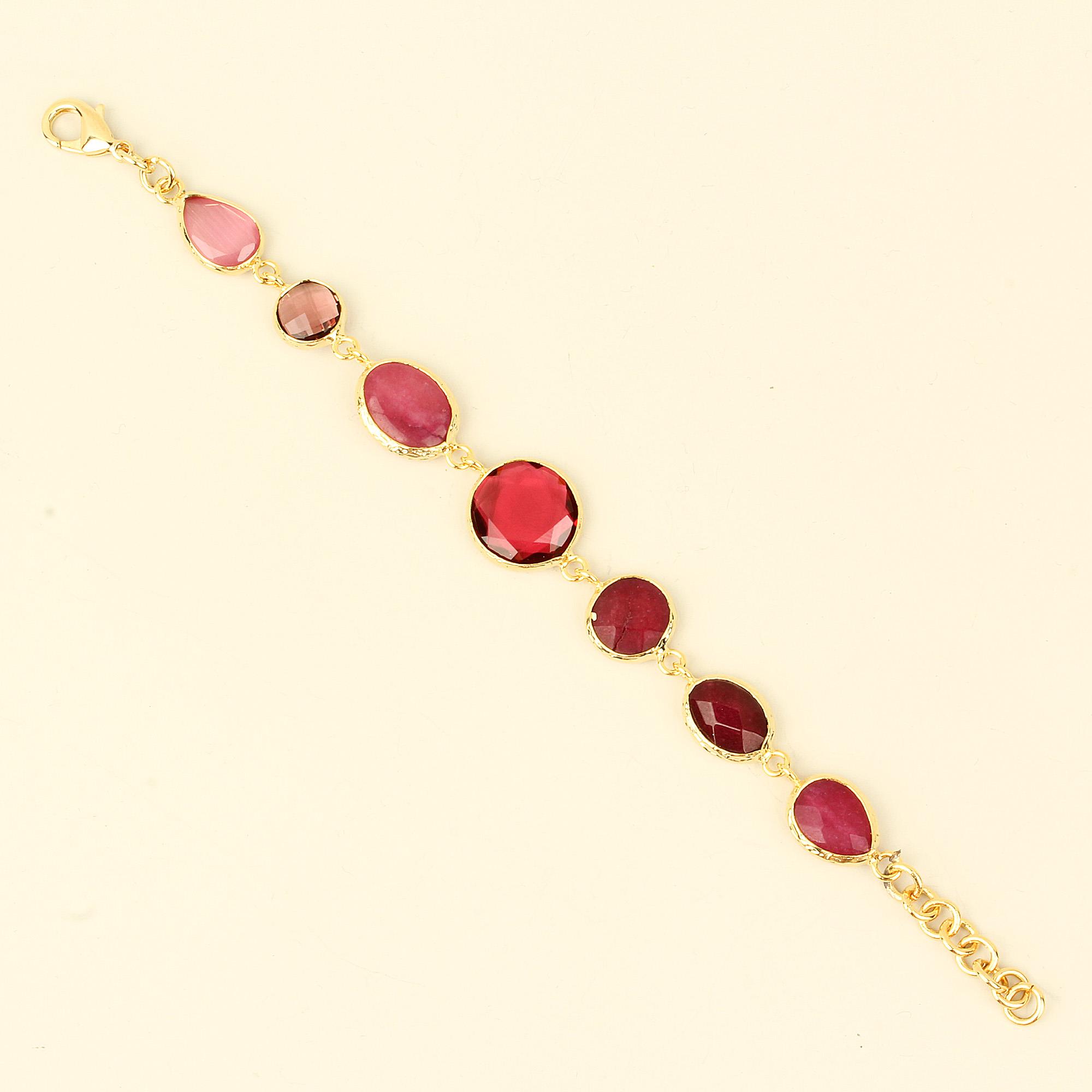 Seven Color Bracelet Red Shades