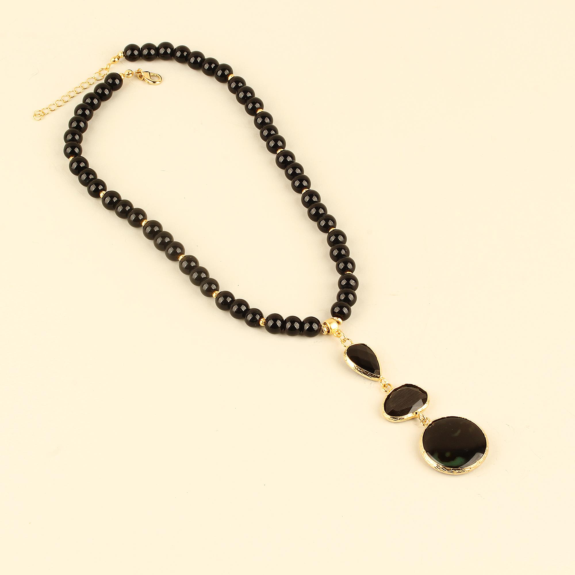 Trio Natural Stone Necklace