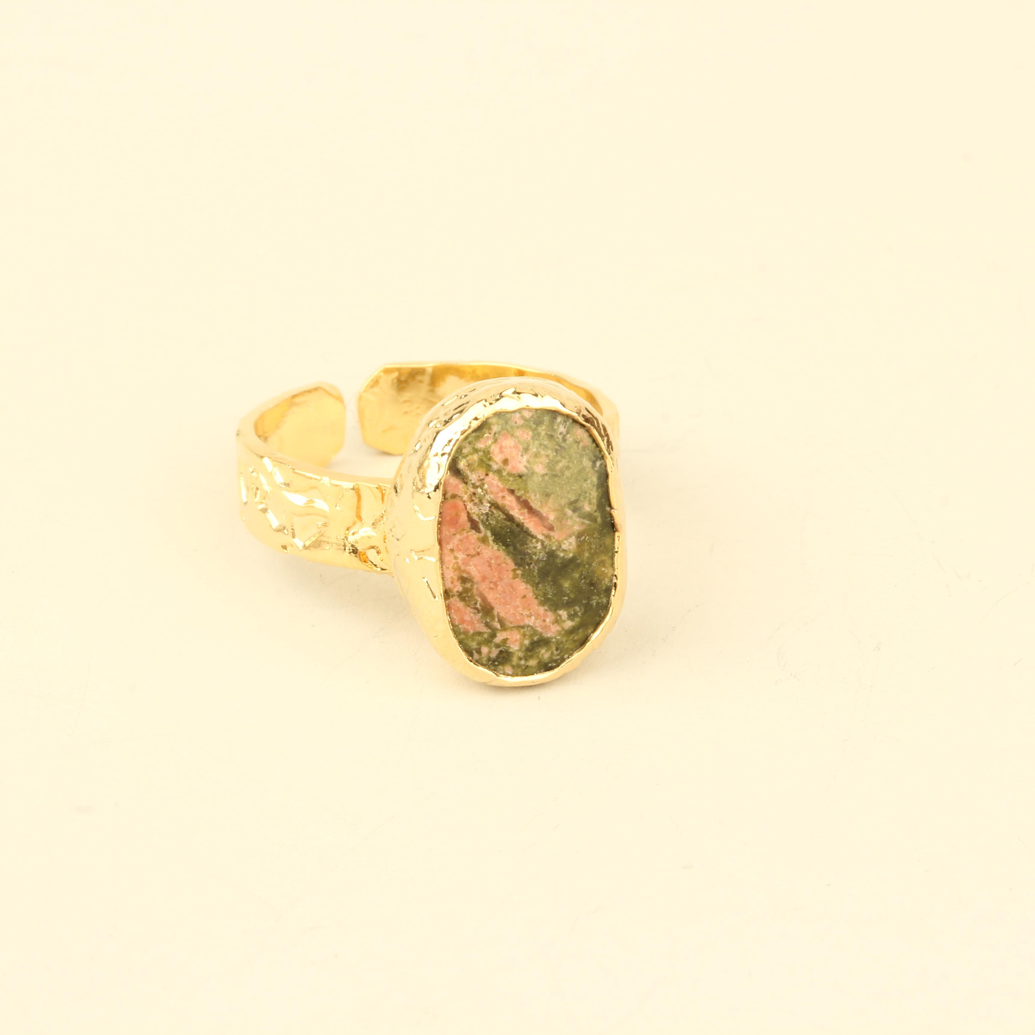 Unakite Mono Ring