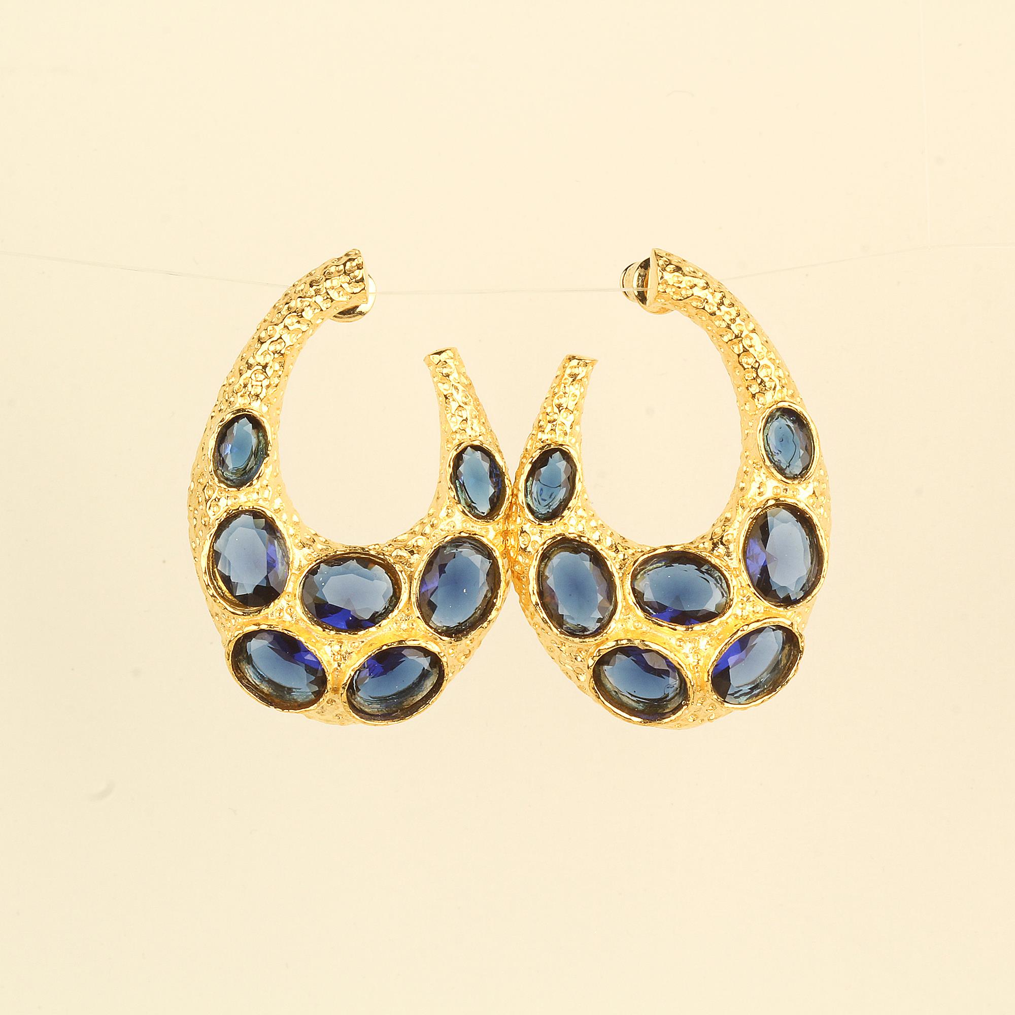 Zircon Blue Earrings