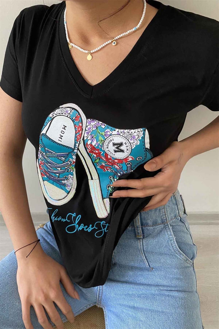 Ayakkabı Desen Tasarım Tişört