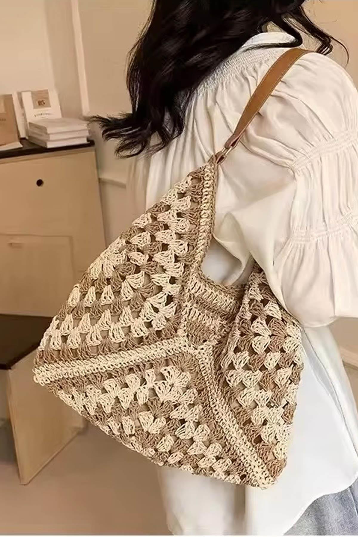 Beachcomber Bag Hasır Çanta