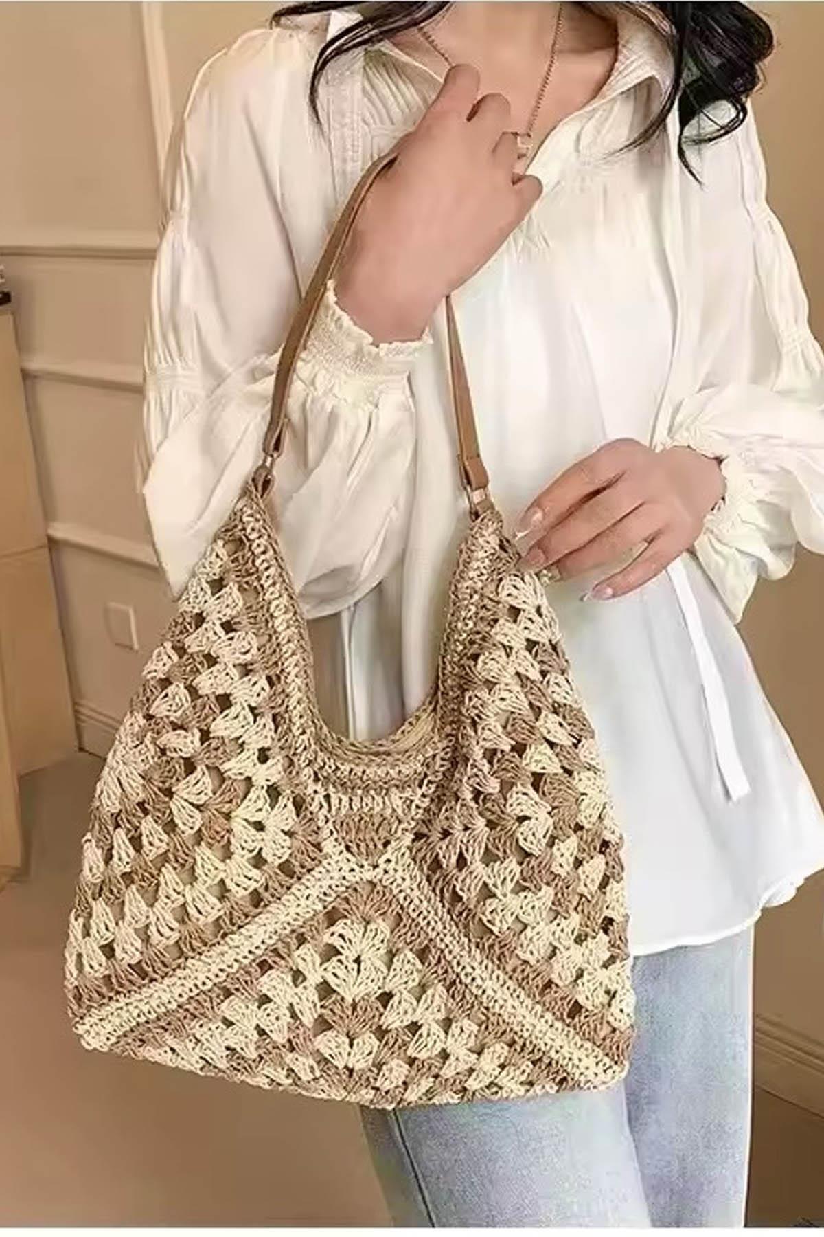 Beachcomber Bag Hasır Çanta