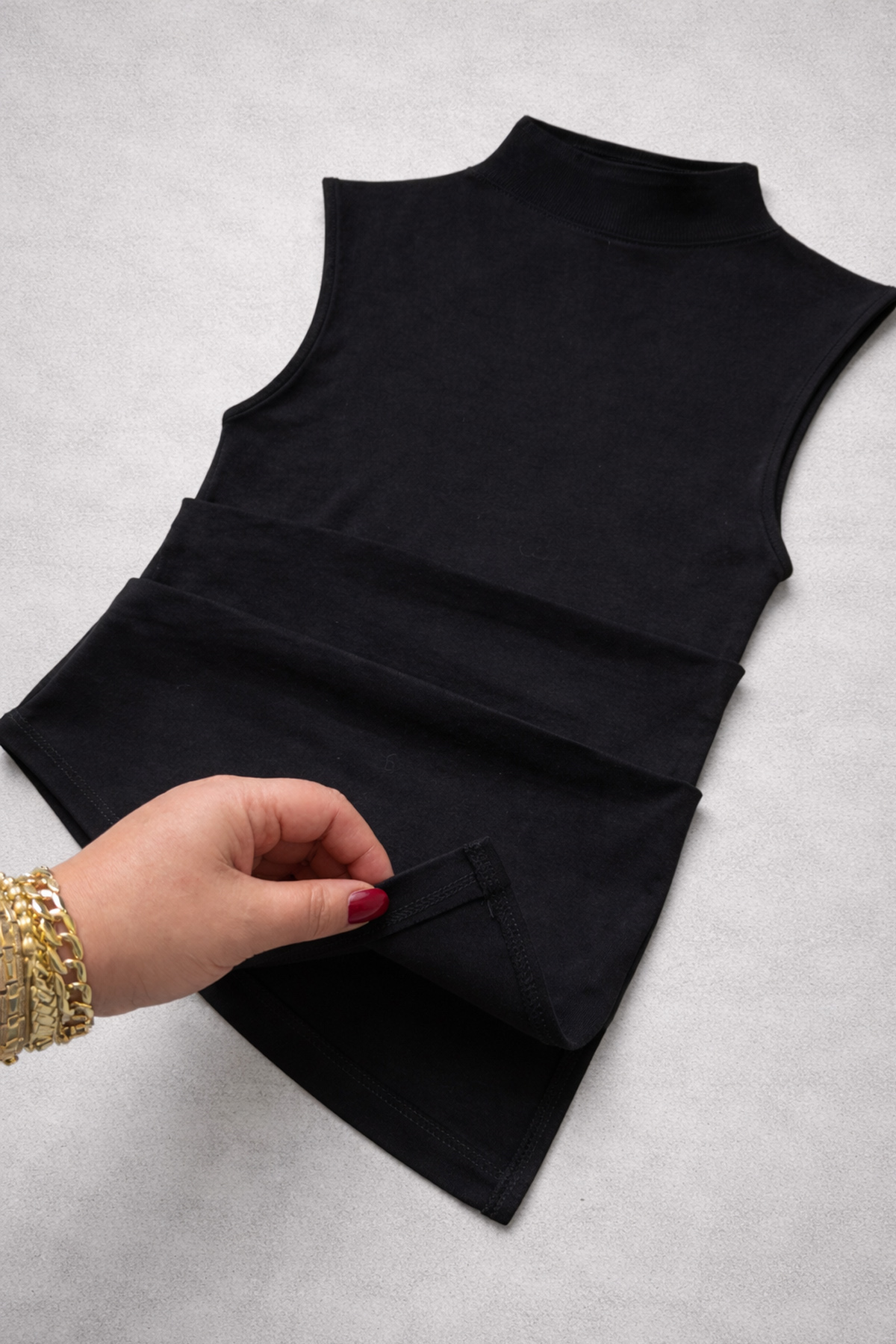 Urban Shape Asimetrik Kolsuz Bluz