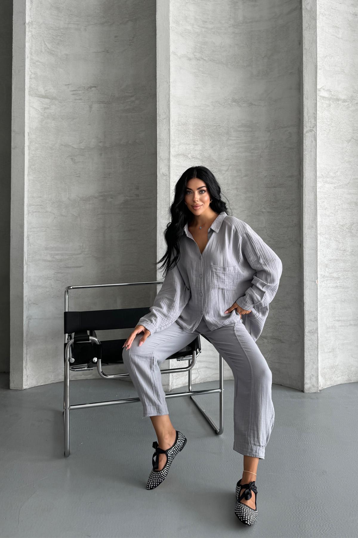 Coastal Muse Müslin Kumaş Oversize İkili Takım