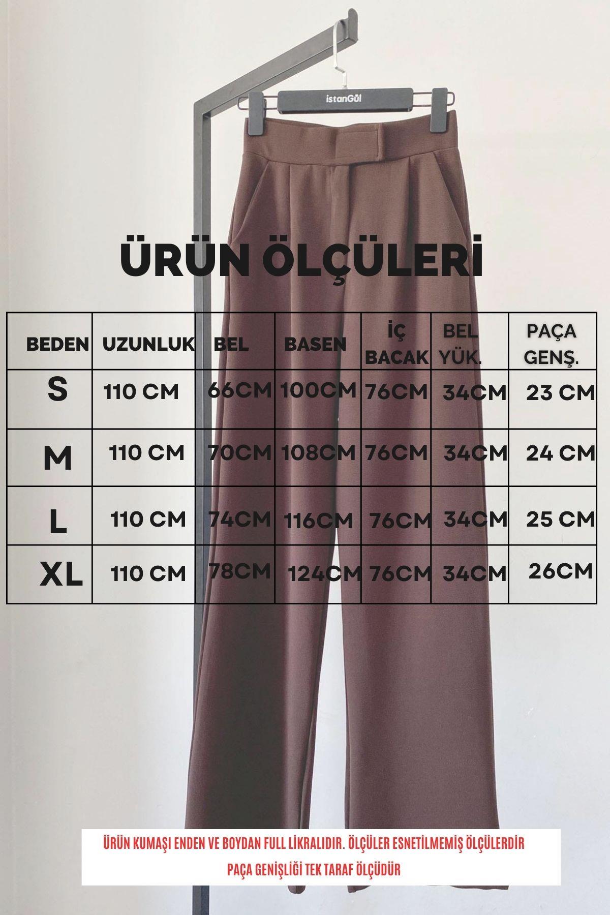 Full Likralı Çırtlı Pantolon