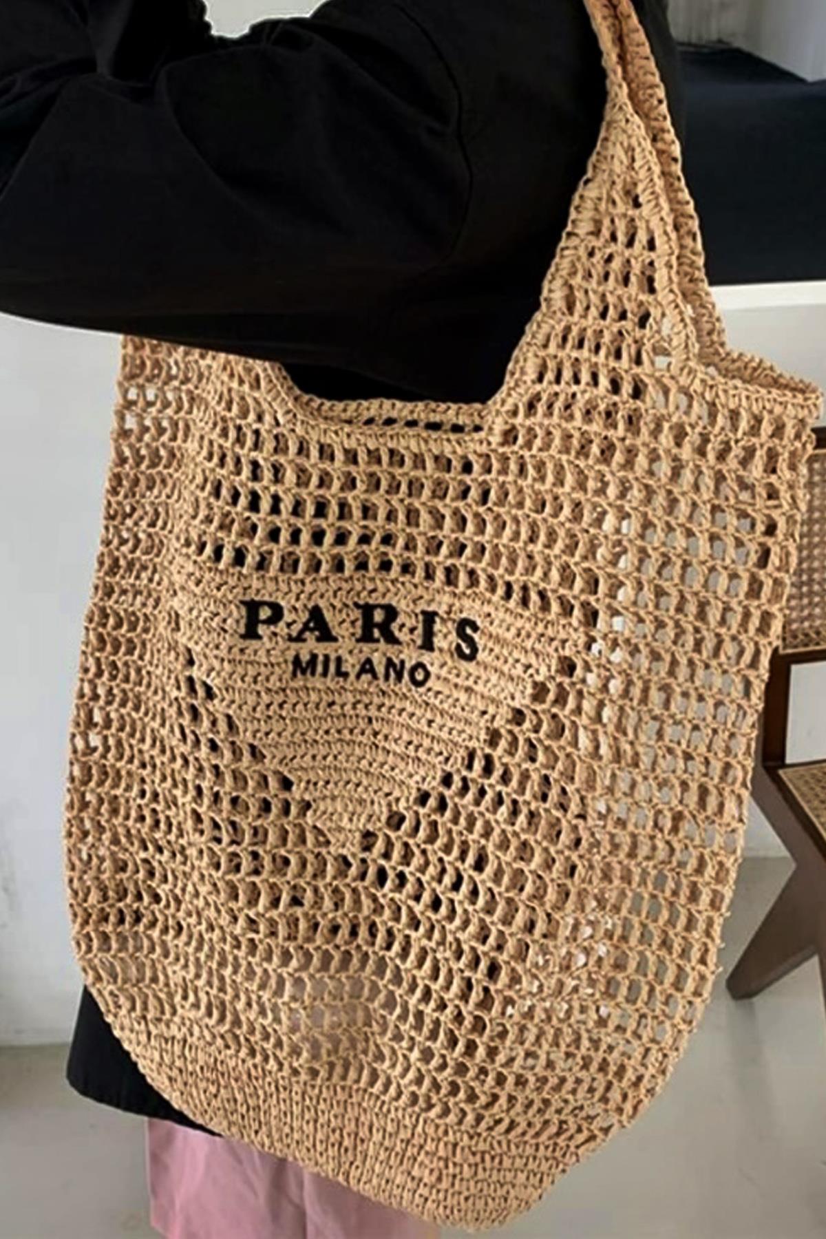 Porta di Sole XL Hasır Çanta