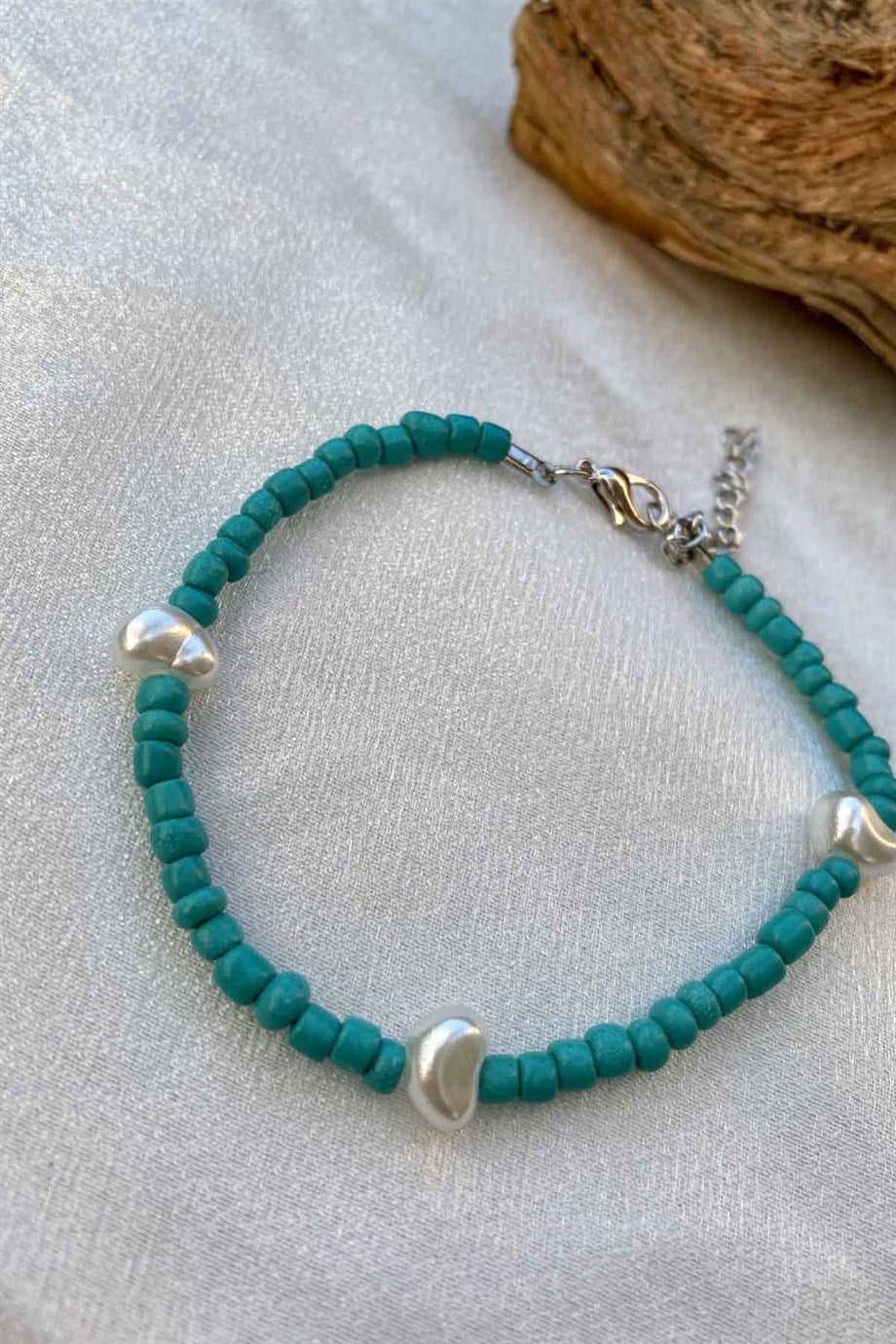 Mini Kalp Boncuklu Hal Hal