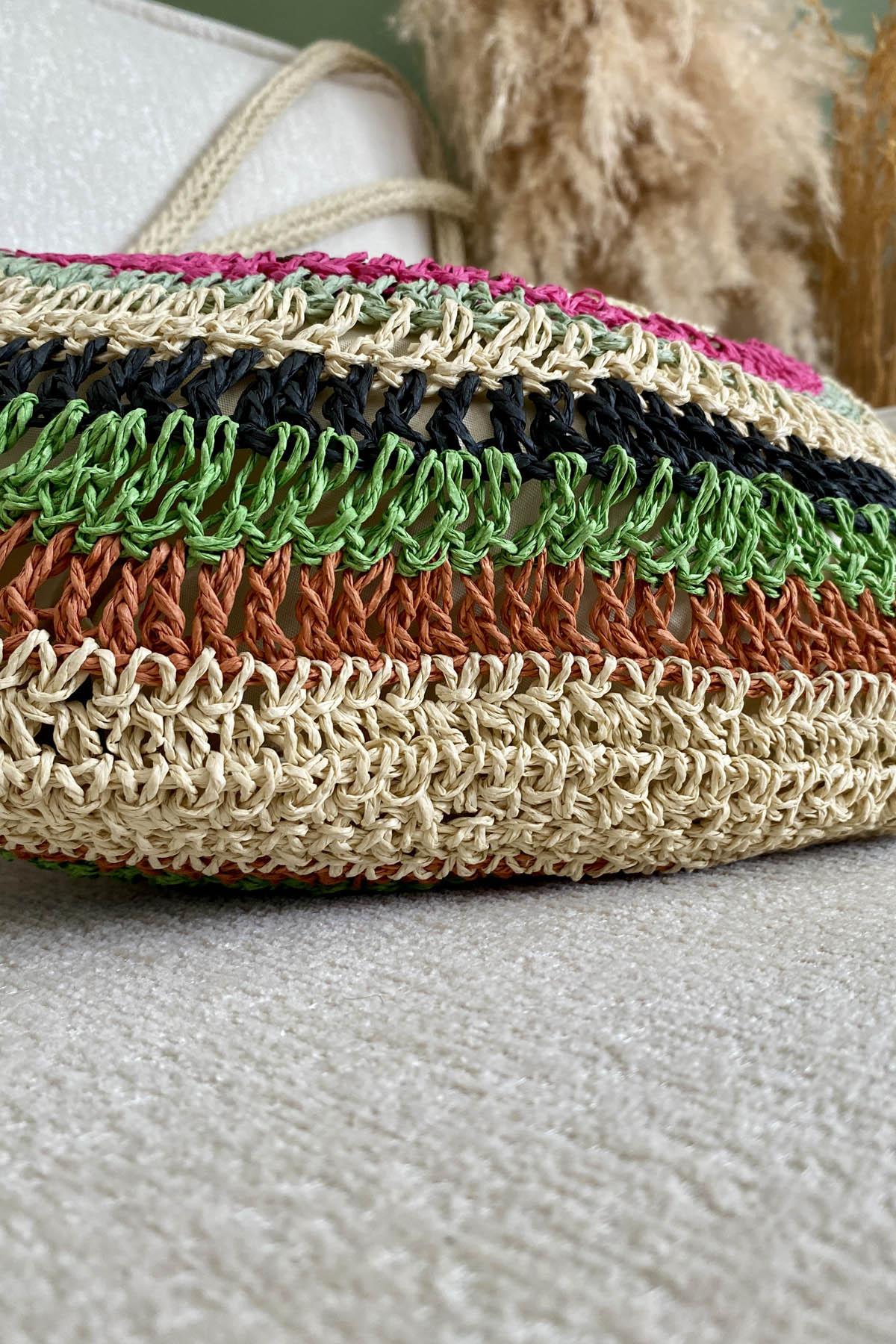 Rustic Elegance Hasır Çanta