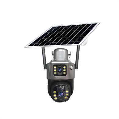 3 MP + 3 MP Çift Lens Solar TF Kart Girişli 4G Kamera