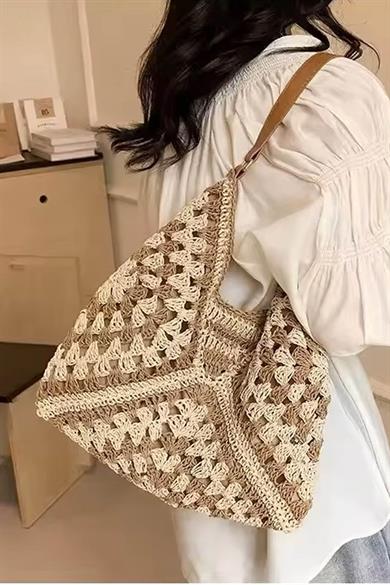 Beachcomber Bag Hasır Çanta