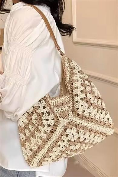 Beachcomber Bag Hasır Çanta