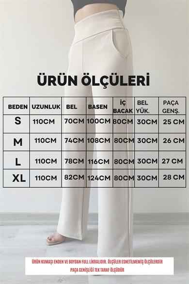 Beli Korsajlı Palazzo Pantolon