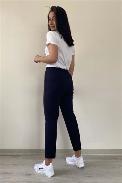 Bel Lastikli Günlük Şık Havuç Model Pantolon