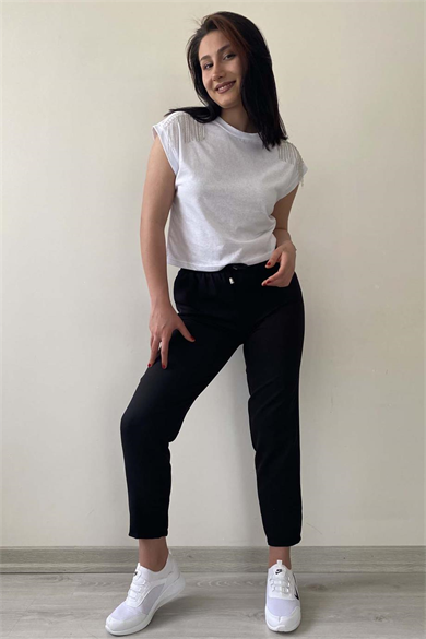 Bel Lastikli Günlük Şık Havuç Model Pantolon