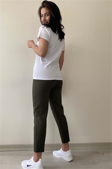 Bel Lastikli Günlük Şık Havuç Model Pantolon