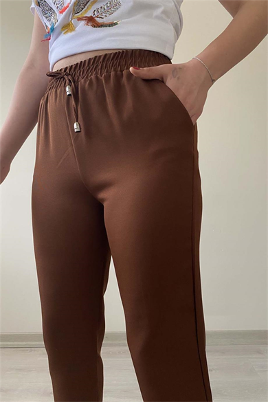Bel Lastikli Günlük Şık Havuç Model Pantolon