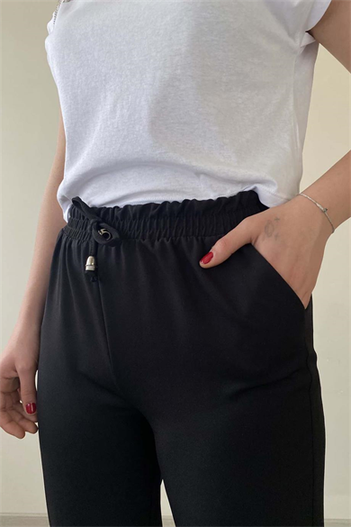 Bel Lastikli Günlük Şık Havuç Model Pantolon