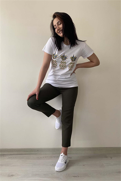 Bel Lastikli Günlük Şık Havuç Model Pantolon