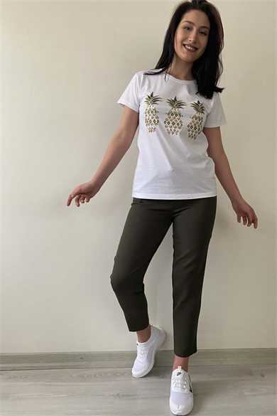 Bel Lastikli Günlük Şık Havuç Model Pantolon