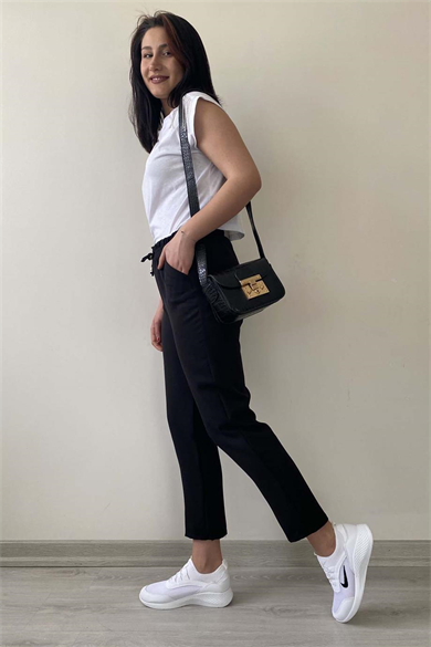 Bel Lastikli Günlük Şık Havuç Model Pantolon