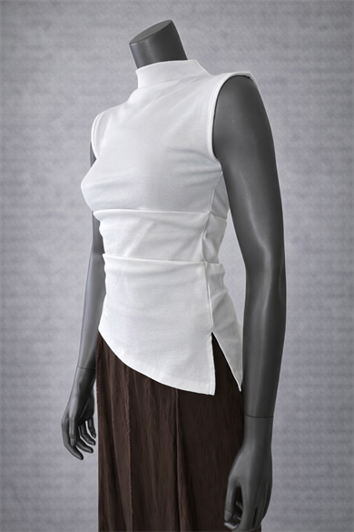 Urban Shape Asimetrik Kolsuz Bluz
