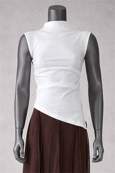 Urban Shape Asimetrik Kolsuz Bluz
