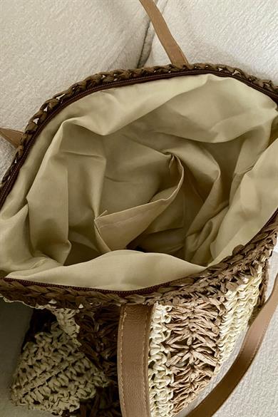 Bohemian Bliss Tote Hasır Çanta